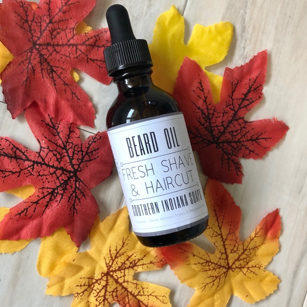 Homemade 2 ounces Beard Oil with Scent & Dropper